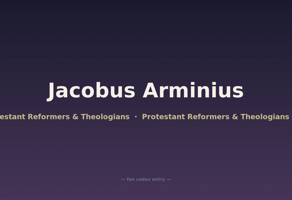 Jacobus Arminius