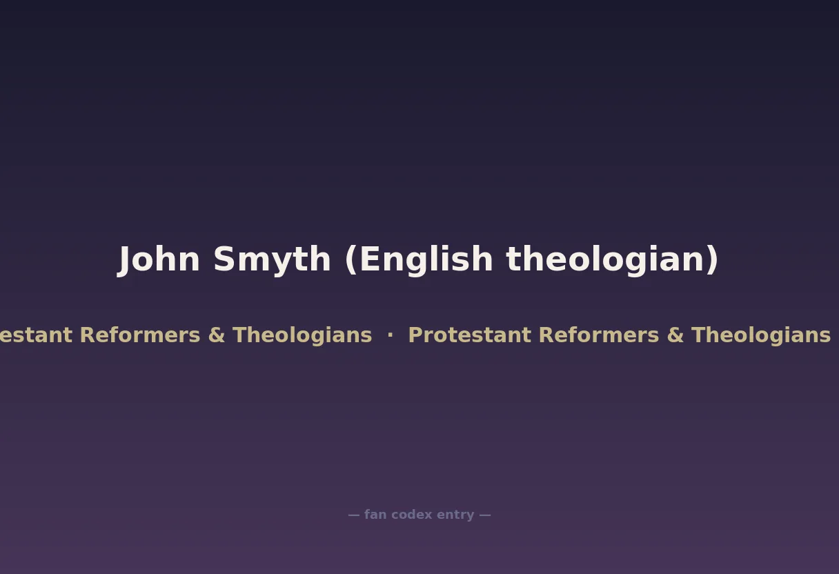John Smyth (English theologian)