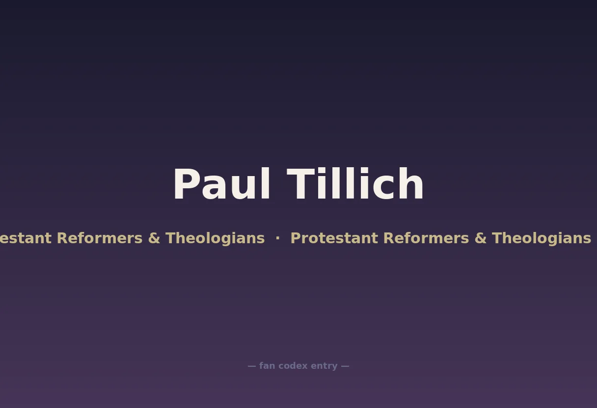Paul Tillich